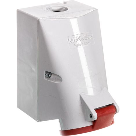 Wandsteckdose 2-teilig 16A 5p 6h 400V IP44 Schraubklemmen MEN1419