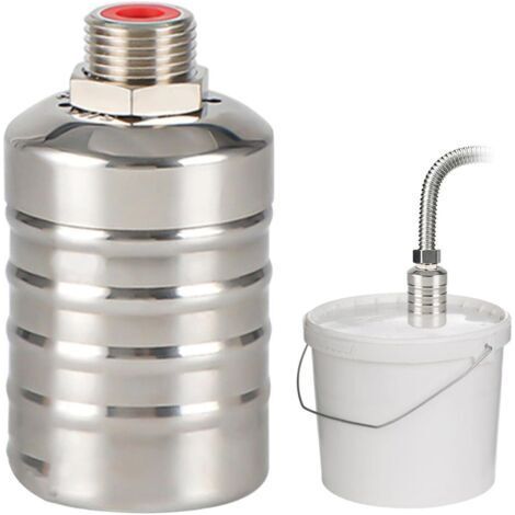 Vanne à flotteur automatique en acier inoxydable 304 – Régulateur de niveau d'eau sans électricité – Haute résistance à la température et pression – Pour piscine et réservoir (1/5)