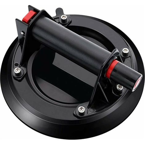 Aiperq – Ventouse professionnelle 210 mm – Charge maximale 180 kg – Caoutchouc et plastique ABS – Pour surfaces lisses et non poreuses