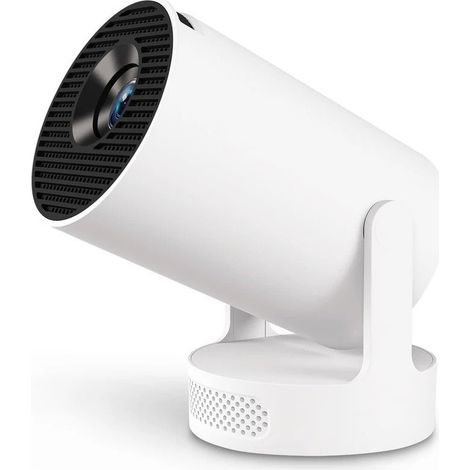 Mini projecteur 4K 1080p Full HD, Wi-Fi 6, rotation à 210°, HDMI/USB, pour home cinéma (1/5)