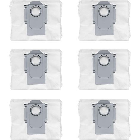 Lot de 6 sacs à poussière pièces de rechange accessoires pour Xiaomi Roborock Q7 Max Q7 Max+ Q5+ Roborock S7 Pro Ultra S7 MaxV Ultra Robot Aspirateur Sacs (1/5)