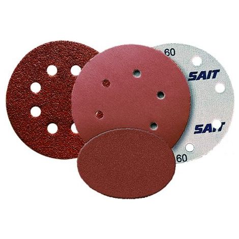 Sait DISCO VELCRATO D-SAITAC-VEL tipo AW-D - Ø mm. 150 (8+1 fori) grana 40 50 PZ
