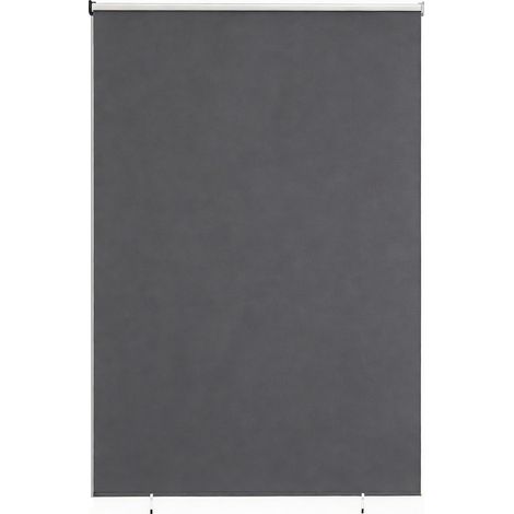 Store enrouleur en polyester anti-UV avec chaînette, 240 x 160 cm, gris foncé produit de qualité avec garantie satisfait ou remboursé (1/5)