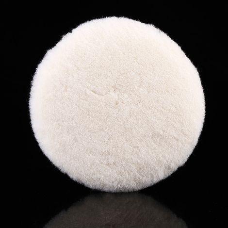 1 tampon de polissage en laine pour polisseuse de voiture, 15 cm (6 pouces), neuf (1/5)