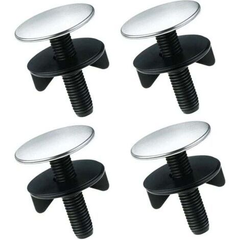 4 Pièces Robinet Trou Couvercle, Robinet Couvercle Trou Cuisine, Bouchon Trou Robinet D'évier, Acier Inoxydable Robinet Trou Couvercle pour Accessoires d'Évier Cuisine, Salle Bain à Maison (12-40mm)