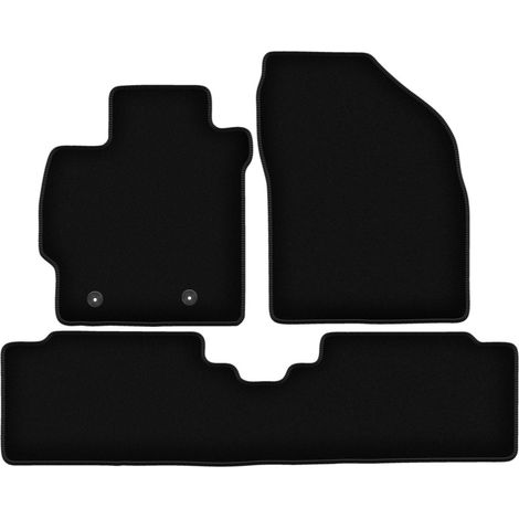 Tapis de sol en velours noir BASIC pour Toyota Corolla E14/E15 break, berline (2007-2012) (1/5)