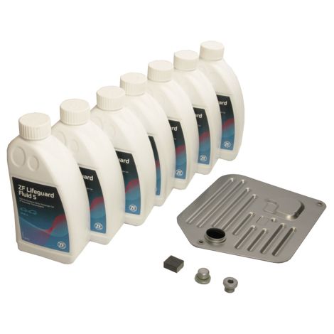 KIT DE VIDANGE D'HUILE DE BOÎTE DE VITESSES AUTOMATIQUE ZF PARTS BMW 5/7/8/X5 3.5-4.6 96-04 AVEC HUILE (1/2)