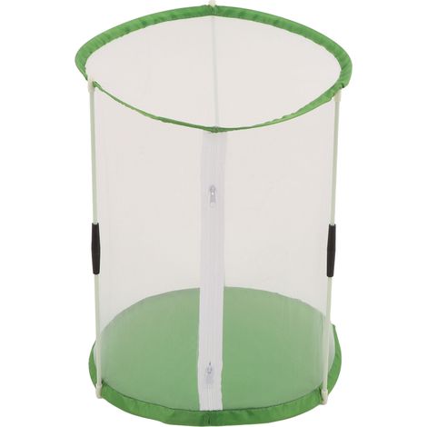 Cage d'Observation pour Papillons et Insectes avec Toit en Forme de Dôme et Moustiquaire Transparente pour Plantes Ornementales