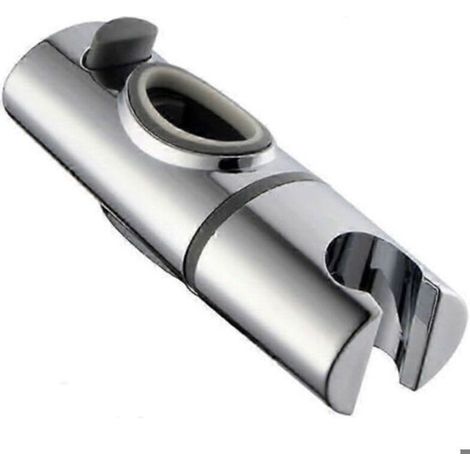 Barre de douche réglable en hauteur avec support coulissant de rechange, support de douchette pour barres de douche ovales