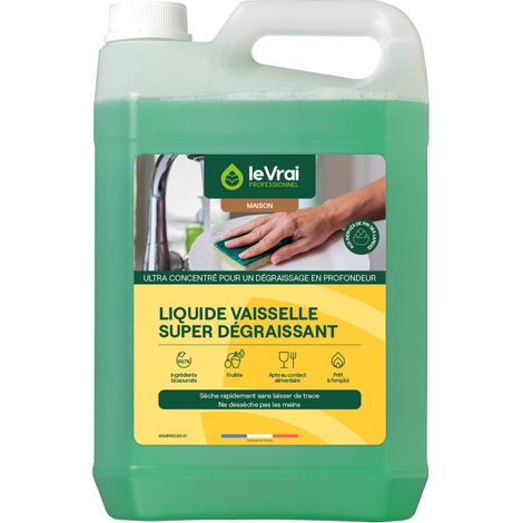 Liquido per Piatti Super Sgrassante 5l - Le Vrai