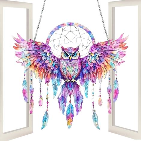 Sun 2D Acryl Dream Bunte Flügel Verbreitung Sonnendekor für
