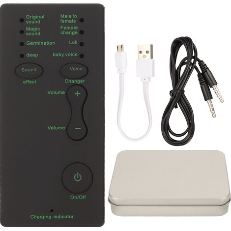 Modificateur de Voix Portable avec 7 Effets Sonores, Compatible Téléphone, PC, PS4 et Xbox (1/5)