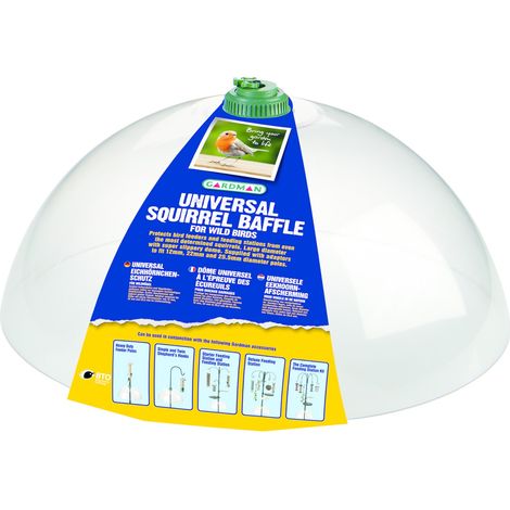 Gardman A01158 Squirrel Baffle Dome Wild Bird Feeder Protection (1/2)