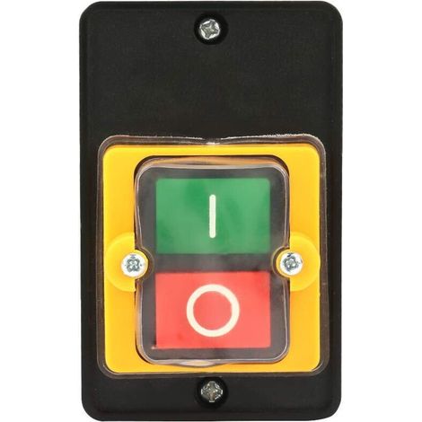 Interrupteur de commande étanche KA0-5H interrupteur à bouton-poussoir marche/arrêt AC 220V/380V 10A interrupteur à bouton-poussoir avec Base