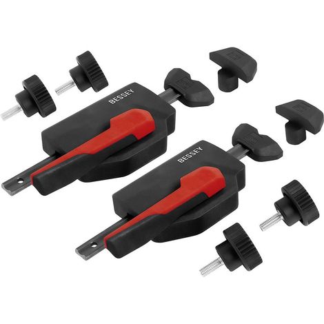 Bessey – Tendeur à levier horizontal pour perçage D.20mm – Mécanisme de verrouillage breveté – Fixation rapide – Pour tables multifonctions (1/10)