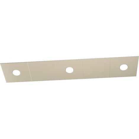 Plafoniera moderna top light eccentric 1156 3l2d gx53 led metallo lampada parete soffitto, finitura metallo sabbia