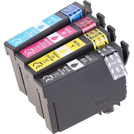 KLVGTIFS PU - Cartouches d'encre pour imprimantes Epson XP-2100, 2105, 3100, 4100, 4105, 2810 et 2830 (1/5)