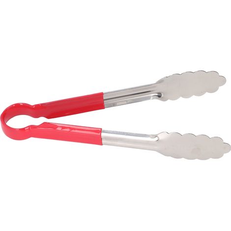 Pinces de cuisine en acier inoxydable pour barbecue, 24,5 cm - Idéales pour cuisson et prévention des brûlures (1/5)