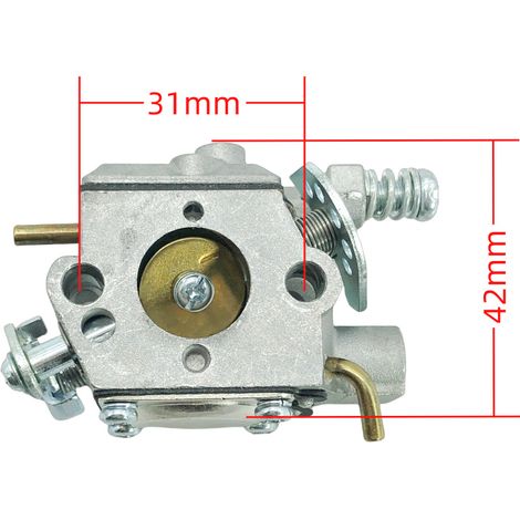 Carburateur compatible tronçonneuse 350 351 370 371 420 - 909-040 (1/4)
