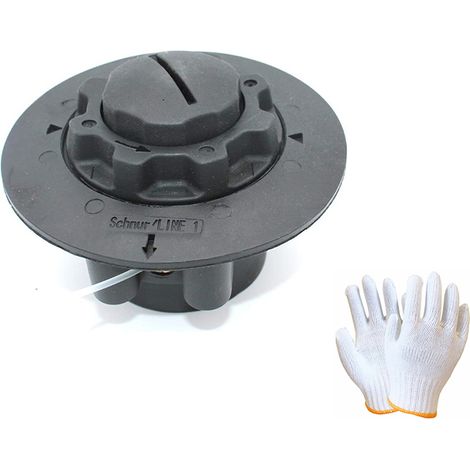 TÊTE DE FAUCHAGE pour Coupe-Bordure STIHL FS38 FS45 FS46 FS50 FSE60 FSE71 FSE81 AUTOCUT C 5-2/4006 710 2105 avec gant (1/5)