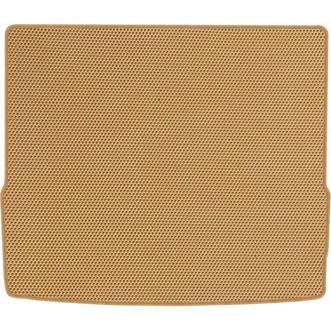 Alfombrilla de maletero de EVA para Ford Focus II Estate de 2004 a 2011, revestimiento tipo panal de abeja - BEIGE (1/5)