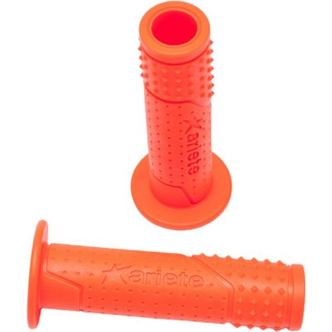 Manopole da strada Ariete EVO (120 mm) con foro, colore arancione