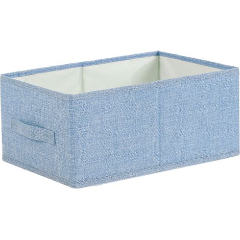 Boîte De Rangement En Tissu Avec Couvercle - Boîte Pliable Pour Étagère - Organisation Maison Et Placard - Lot De 1 (1/5)