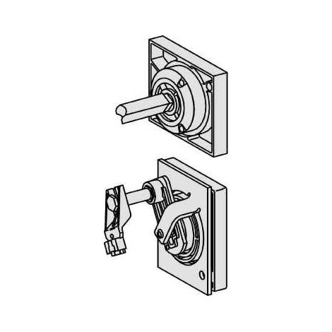 Manovra rotativa laterale rinviata dx - rossa - INS40..160 - 28944