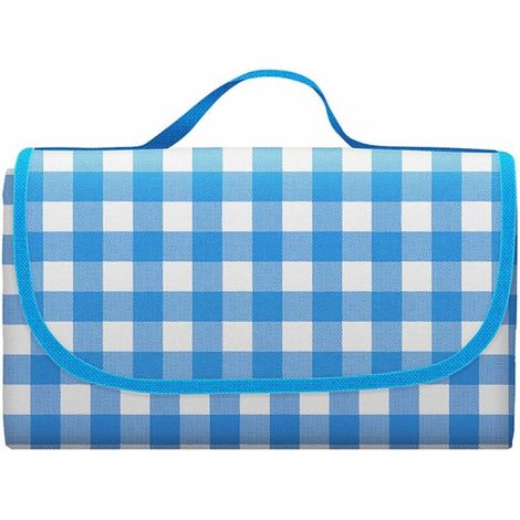 royaluxe -Couverture de pique-nique portable, couverture de plage imperméable et pliable, tapis de camping durable, grand espace, multicolore disponible, tapis de pique-nique extéri et intéri, carreau (1/5)
