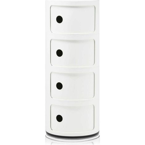 Kartell Componibili mobile di stoccaggio bianco design moderno