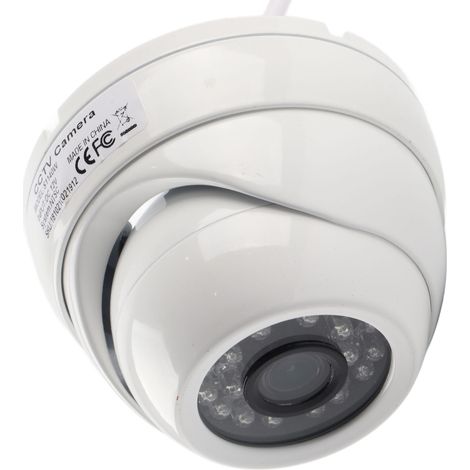 Caméra vidéo coaxiale AHD 4 en 1 dôme 1080p, 24 LED infrarouges, étanche IP66, sans latence NTCS (1/5)