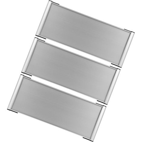 Workspaces Nameplate Aluminum Hanging Holders Double Office 12X30