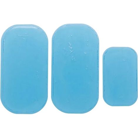 Gel pads for abdominal electrical muscle stimulation (EMS) devices, hip and core muscle stimulators, replacement massage patches 02881-AquaForge