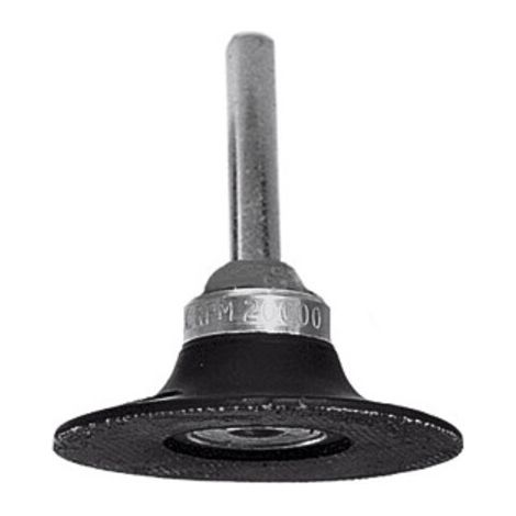 3M ROLOC Gummi-Schleifteller Schaftdurchmesser 6 mm, weich, 75 mm Außendurchmesser