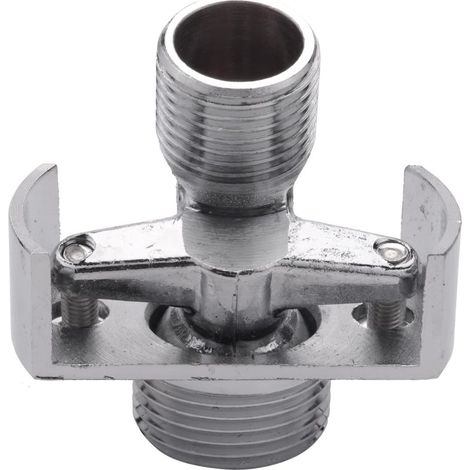 Sollbry Verstellbarer Saugschlauchwinkel, Kupfer-Duschkopf, gebogener Winkel, Exzenterfuß, Schraubwinkel, Armaturenzubehör, 18 mm (1/5)