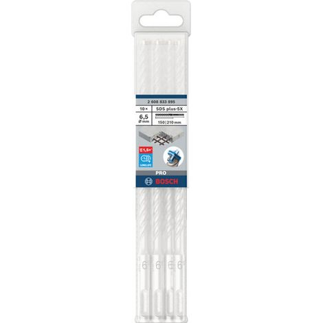 BOSCH 2608833895 - SDS-PLUS-5X Bohrer: 6,5 x150 x210: 10 Stück.