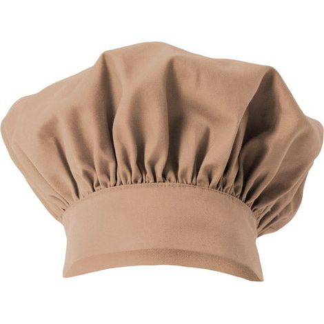 Gorro francés de cocinero con frunce VELILLA Serie 404001 Beige