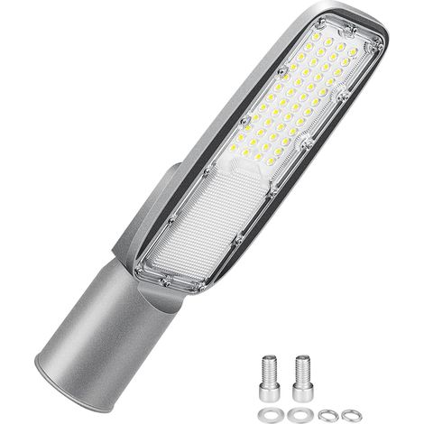 Projecteur LED Commercial 30W, 3000LM Éclairage Extérieur Sécurité Etanche, pour Parking, Route, Garage, Jardin, Terrain de Sport, Blanc Froid 6000K