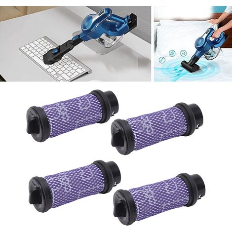 Ensemble de 4 Filtres pour Aspirateur INSE S600/S6P/S6 - HEPA Lavable Purple (1/5)