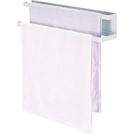 Porte-serviettes magnétique pour la cuisine, sans perçage, avec 2 barr (1/3)