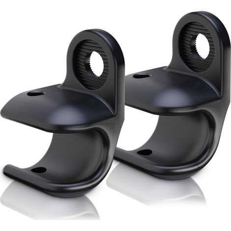 Crochet de Remorquage pour Vélo - Adaptateur Compatible avec Remorque, Lot de 2 Pièces Noires (1/5)