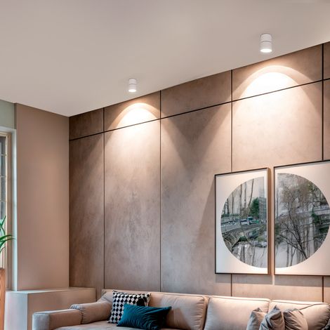 Applique LED 7W Alluminio Circolare Bianco New Onuba 4000K Bianco Naturale