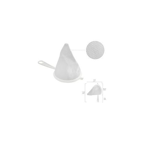 Colino in tessuto di flanella Telaio in plastica Ø 10 cm.