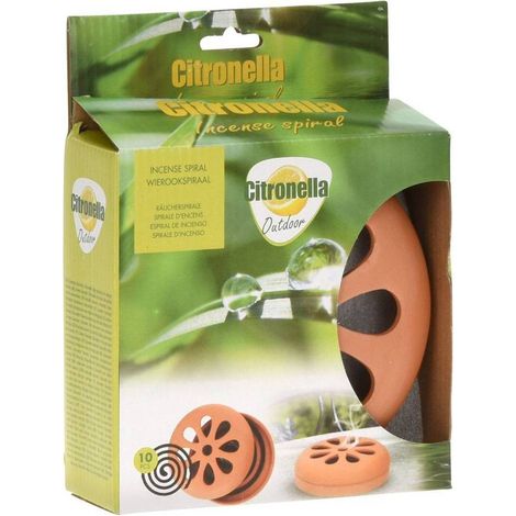 COCCIO CON SPIRALI INSETTICIDE 'ZAMPIRONE' 1 coccio + 10 spirali