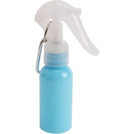 Flacon pulvérisateur rechargeable de 60 ml avec porte-clés, vaporisateurs de brume vides portables pour voyage, cosmétique, parfum, atomiseur (bleu) (1/5)