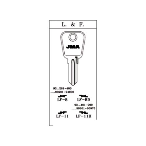 Llave Cilindro En Bruto Jma Acero Lf-11D