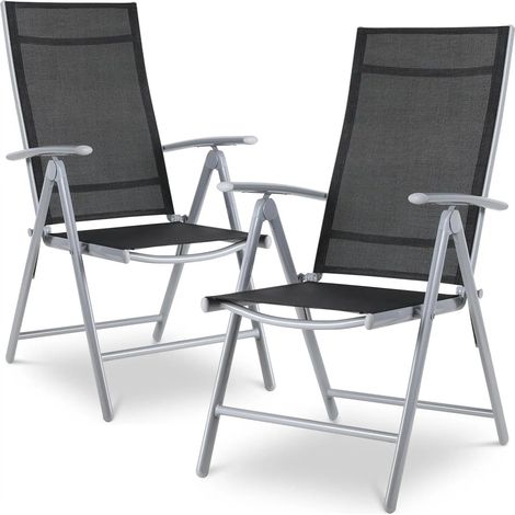 Silla de camping con respaldo ajustable, tumbona transpirable y cómoda, silla de jardín a prueba de polvo (1/5)