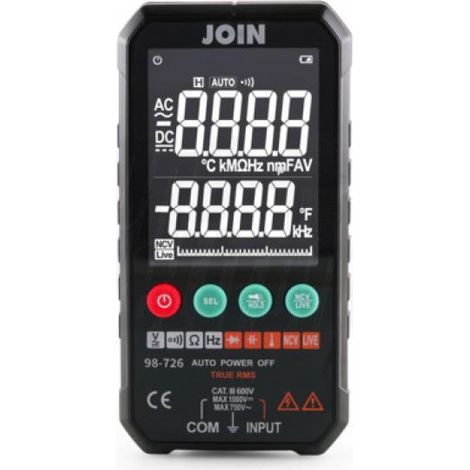 TESTER MULTIMETRO 600V DIGITALE C/TORCIA -PROMO- (1/5)