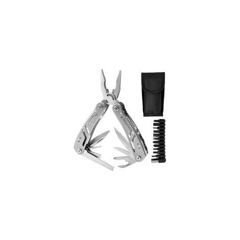 Multifunktionszange, 24-in-1-Taschenwerkzeug im Stil eines Schweizer Taschenmessers, ideal für Outdoor-Aktivitäten, Survival, Angeln, Camping, Wandern und einfache Reparaturen. – Crezuo