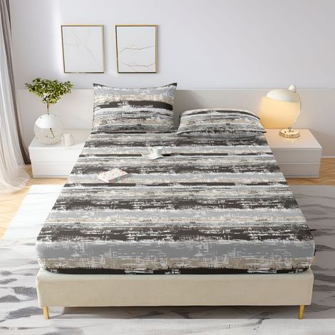 Spannbettlaken 120 x 200 x 30 cm – Premium-Mikrofaser-Bettlaken – Ultraweich für ein luxuriöses Hotelerlebnis – Tiefe Taschen – Strapazierfähig und widerstandsfähig (1/5)